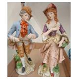 Andrea by Sadek Porcelain Figurine Pair