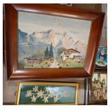 Framed Artwork and Decorative Items Assortment