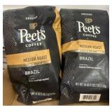 Peet's Coffee Ground Brazil Medium Roast Packs