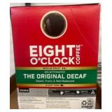 Two Coffee Pod Boxes, Eight O'Clock and Dunkin'