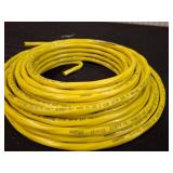 Yellow Electrical Wiring Coil, 50 ft, 600V Rated