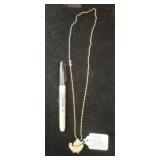 Noah's Ark Pendant with Twisted Chain