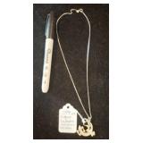 Sterling Silver Lizard Pendant on Box Chain