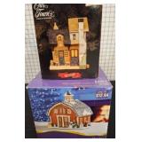 Porcelain Collectible Houses, Our Town & Barn