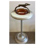 Art Deco-Style Ashtray With Greyhound Motif