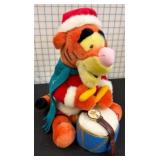 Plush Tigger Figure with Drum and Tigger Watch