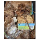 Crafter's Supply Lot with Bird Nests and Decor