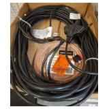 100' Electrical Cords and 4 AWG Copper Wire Roll