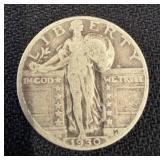 1930 Standing Liberty Silver Quarter