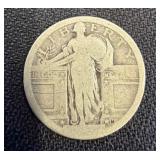 Standing Liberty Silver Quarter (Circulated)