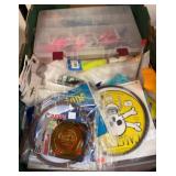 Fishing Gear Lot With Tackle and Accessories