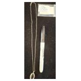 Sterling Silver Black Onyx Necklace