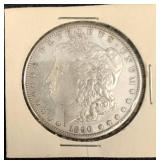 1890 Morgan Silver Dollar with 'S' Mint Mark