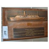 CSS Virginia Casemate Iron Plate Plaque