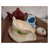 Ceramic Serving and Decorative Items Assortment