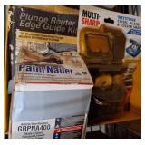 Tools Including Router Kit and Nailer