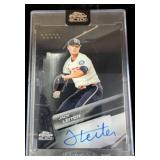 Jack Leiter Topps Chrome Autograph Card