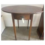 Ferguson Oval Drop-Leaf Accent Table