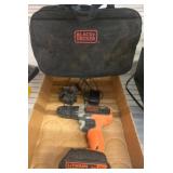 Black+Decker 20V Cordless Drill with Case