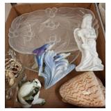 Decorative Figurines and Plate