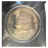 1986 Kennedy Half Dollar Coin in Plastic Case