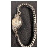 Clinton Ladies Watch with Silver-Tone Bracelet