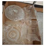 Pressed Glass Serving Dishes