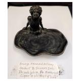 Bronze Mermaid Cigar Ashtray by Herbert D. Shivers