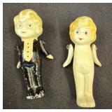 Bisque Figurine Dolls Marked 'Japan'