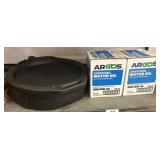 Oil Drain Pan and Argos Motor Oil Boxes