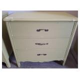 Painted Wood Dixie Three-Drawer Chest