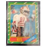 1986 Topps Jerry Rice Football Card #161