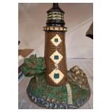 Cast Iron Lighthouse-Style Doorstop