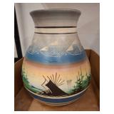 Southwestern Style Painted Pottery Vase