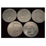 Eisenhower Dollar Coins, 1971-1976