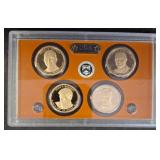 Presidential $1 Coin Proof Set in Display Case