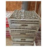Stacked Crates of Stemmed Glassware