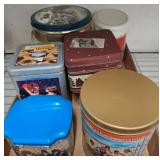 Decorative Empty Tins