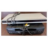 Sony DVD Player and Panasonic VCR Combo