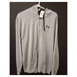 Under Armour Gray Zip-Up Hoodie, Size 2XL