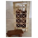 Wooden Toy Parts With Plastic Crate