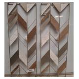 Metal Chevron Wall Decor Panels
