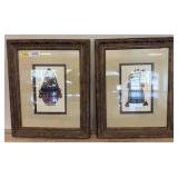Framed Embroidered Handbag Artworks