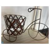 Metal Bicycle-Style Plant Holder