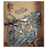 Watches and Costume Jewelry Lot