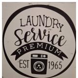 Laundry Service Premium Decorative Wall Sign
