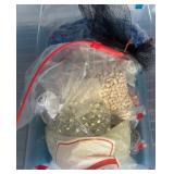 Craft Beads and Materials in Containers
