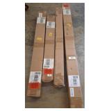 Four Boxes of J Shape Bi-Fold barn door Brackets