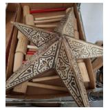 Star Wall Decoration and Wooden Mallets