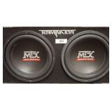 MTX Terminator TNP212D2 Dual Subwoofer System